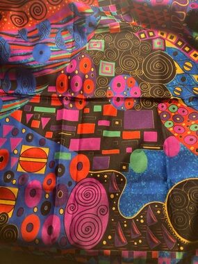 Vintage multicolored scarf made in Italy